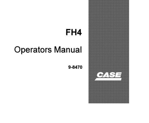 ENHANCE YOUR OPERATIONAL EFFICIENCY WITH THE CASE FH4 LOADER BACKHOE OPERATOR’S MANUAL, AVAILABLE IN A CONVENIENT PDF FORMAT. 