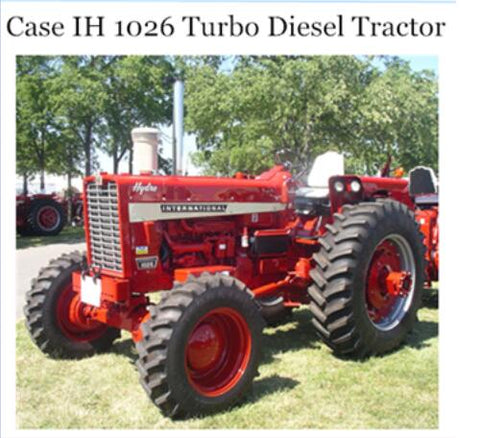 UNLOCK THE FULL POTENTIAL OF YOUR CASE IH 1026 TURBO DIESEL TRACTOR WITH OUR COMPREHENSIVE OPERATOR’S MANUAL IN PDF FORMAT.