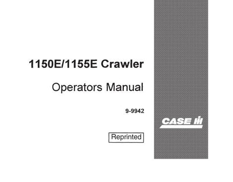Discover the essential CASE IH 1150E and 1155E Crawler Operator’s Manual, now available in a convenient PDF format. This comprehensive guide is designed to enhance your understanding and operation of these powerful machines, ensuring you get the most out of your investment.