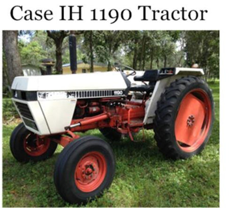 UNLOCK THE FULL POTENTIAL OF YOUR CASE IH 1190 TRACTOR WITH OUR COMPREHENSIVE OPERATOR’S MANUAL IN PDF FORMAT. 
