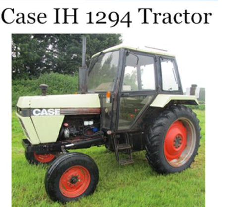 UNLOCK THE FULL POTENTIAL OF YOUR CASE IH 1294 TRACTOR WITH OUR COMPREHENSIVE OPERATOR’S MANUAL IN PDF FORMAT.