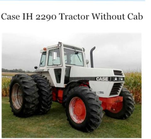 ENHANCE YOUR FARMING EFFICIENCY WITH THE CASE IH 2290 TRACTOR WITHOUT CAB, A ROBUST MACHINE DESIGNED FOR OPTIMAL PERFORMANCE IN VARIOUS AGRICULTURAL TASKS. 