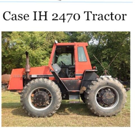 UNLOCK THE FULL POTENTIAL OF YOUR CASE IH 2470 TRACTOR WITH THE COMPREHENSIVE OPERATOR’S MANUAL AVAILABLE IN A CONVENIENT PDF FORMAT. 