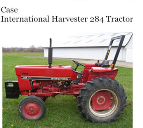 ENHANCE YOUR FARMING EFFICIENCY WITH THE CASE IH 284 TRACTOR OPERATOR’S MANUAL IN PDF FORMAT. 