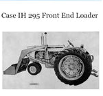 ENHANCE YOUR OPERATIONAL EFFICIENCY WITH THE CASE IH 295 FRONT END LOADER OPERATOR’S MANUAL, AVAILABLE IN A CONVENIENT PDF FORMAT. 