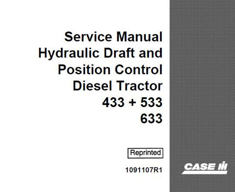 UNLOCK THE FULL POTENTIAL OF YOUR CASE IH 433, 533, AND 633 DIESEL TRACTORS WITH OUR COMPREHENSIVE HYDRAULIC DRAFT AND POSITION CONTROL SERVICE REPAIR MANUAL IN PDF FORMAT. 