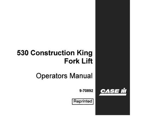 DISCOVER THE CASE IH 530 CONSTRUCTION KING OPERATOR’S MANUAL, A COMPREHENSIVE PDF FILE DESIGNED TO ENHANCE YOUR OPERATIONAL EFFICIENCY. 