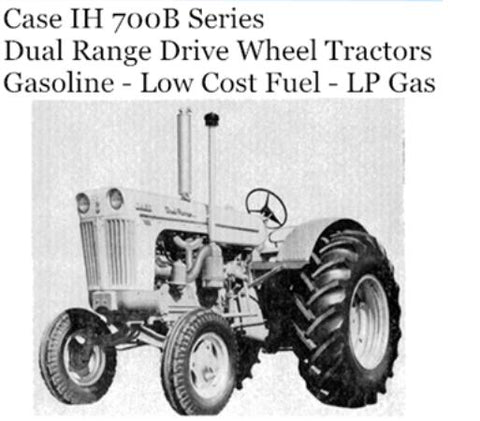 EXPERIENCE THE POWER AND EFFICIENCY OF THE CASE IH 700B SERIES DUAL RANGE DRIVE WHEEL TRACTORS, DESIGNED FOR OPTIMAL PERFORMANCE WITH LOW-COST FUEL OPTIONS, INCLUDING GASOLINE AND LP GAS. 