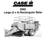ENHANCE YOUR BALING EFFICIENCY WITH THE CASE IH 8585 LAGE (3 X 4) RECTANGULAR BALER OPERATOR’S MANUAL, NOW AVAILABLE AS A CONVENIENT PDF FILE. 