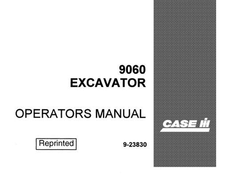 UNLOCK THE FULL POTENTIAL OF YOUR CASE IH 9060 EXCAVATOR WITH OUR COMPREHENSIVE OPERATORS MANUAL IN PDF FORMAT.