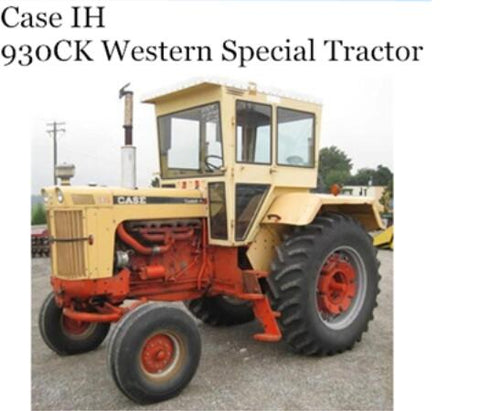 UNLOCK THE FULL POTENTIAL OF YOUR CASE IH 930CK WESTERN SPECIAL TRACTOR WITH OUR COMPREHENSIVE OPERATOR’S MANUAL IN PDF FORMAT.
