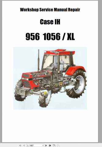 Discover the ultimate resource for your CASE IH 956 and 1056 XL tractors with our comprehensive Workshop Service Manual