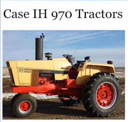 UNLOCK THE FULL POTENTIAL OF YOUR CASE IH 970 TRACTOR WITH OUR COMPREHENSIVE OPERATOR’S MANUAL IN PDF FORMAT. 
