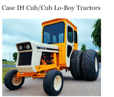 UNLOCK THE FULL POTENTIAL OF YOUR CASE IH CUB AND CUB LO-BOY TRACTOR WITH OUR COMPREHENSIVE OPERATOR’S MANUAL IN PDF FORMAT. 