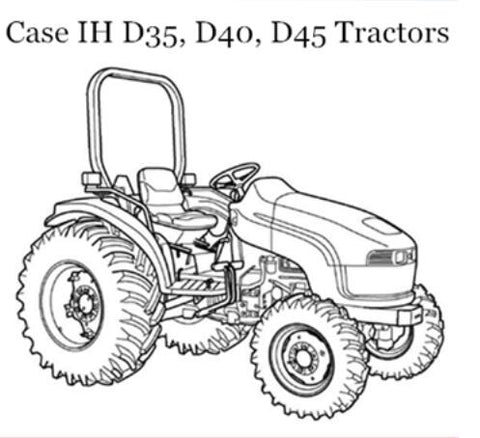 ENHANCE YOUR OPERATIONAL EFFICIENCY WITH THE CASE IH D35, D40, D45 TRACTORS OPERATOR’S MANUAL IN PDF FORMAT. 