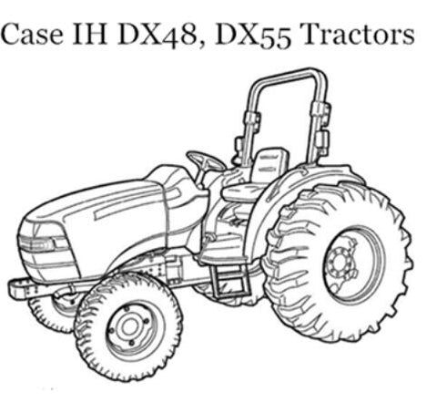 ENHANCE YOUR FARMING EFFICIENCY WITH THE CASE IH DX48 AND DX55 TRACTORS OPERATOR’S MANUAL, AVAILABLE IN A CONVENIENT PDF FORMAT. 