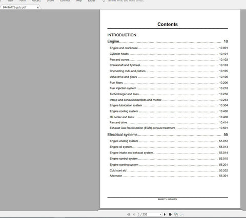 Discover the ultimate resource for your CASE IH equipment with the F5DFK413A, F5DFL413B, F5DFK413C, F5DFL413D, F5HFL413A, F5HFL413B, and F5HFL413C Repair Manual in PDF format. This comprehensive guide is designed to provide you with detailed instructions and insights, ensuring that you can maintain and repair your machinery
