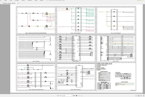 Discover the essential CASE IH Farmall 30A/35A Compact Tractor Electrical Schematic Manual (Part