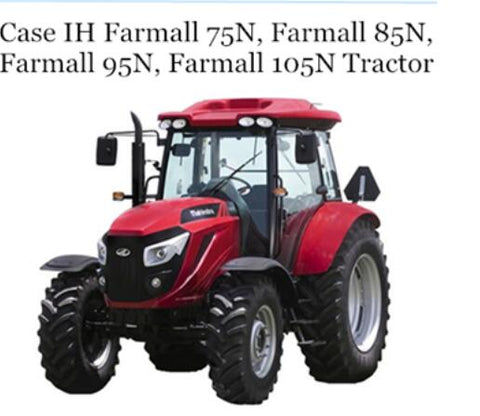 ENHANCE YOUR FARMING EFFICIENCY WITH THE CASE IH FARMALL 75N, 85N, 95N, AND 105N TRACTOR OPERATOR’S MANUAL IN PDF FORMAT. 