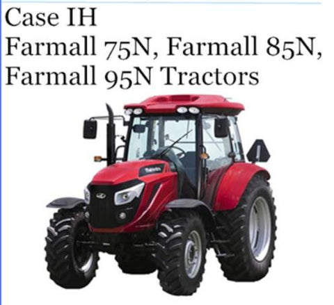 ENHANCE YOUR FARMING EFFICIENCY WITH THE CASE IH FARMALL 75N, 85N, AND 95N TRACTORS OPERATOR’S MANUAL IN PDF FORMAT. 