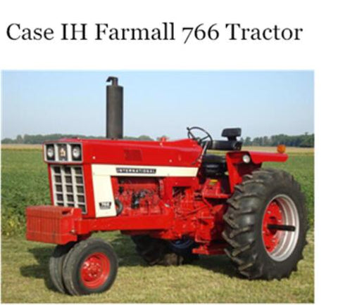 UNLOCK THE FULL POTENTIAL OF YOUR CASE IH FARMALL 766 TRACTOR WITH OUR COMPREHENSIVE OPERATOR’S MANUAL IN PDF FORMAT. 