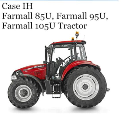 ENHANCE YOUR FARMING EFFICIENCY WITH THE CASE IH FARMALL 85U, 95U, AND 105U TRACTOR OPERATOR’S MANUAL IN PDF FORMAT.