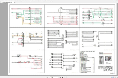 Discover the essential CASE IH Farmall A Series Tier 4B (Final) Tractors Electrical Schematic Manual (Part No. 47815867) in a convenient PDF format. This comprehensive manual