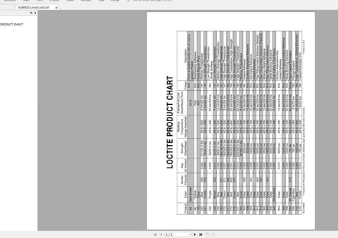 Discover the essential CASE IH Graders 845, 865, and 885 Loctite Product Chart Manual (8-98902) in a convenient PDF format. This comprehensive guide is designed to streamline