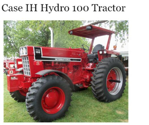 UNLOCK THE FULL POTENTIAL OF YOUR CASE IH HYDRO 100 TRACTOR WITH OUR COMPREHENSIVE OPERATOR’S MANUAL IN PDF FORMAT. 
