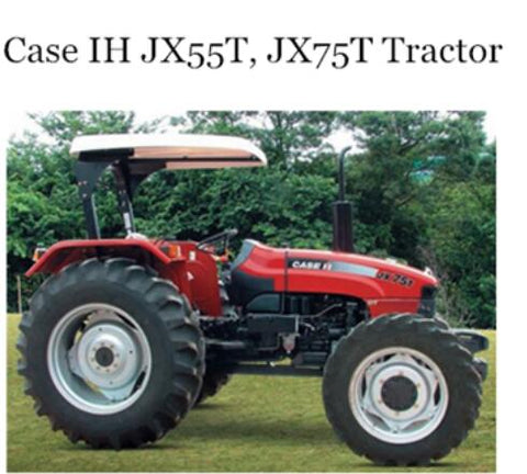 ENHANCE YOUR FARMING EFFICIENCY WITH THE CASE IH JX55T AND JX75T TRACTOR OPERATOR’S MANUAL, AVAILABLE IN A CONVENIENT PDF FORMAT.
