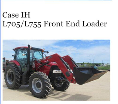 ENHANCE YOUR OPERATIONAL EFFICIENCY WITH THE CASE IH L705 AND L755 FRONT END LOADER OPERATOR’S MANUAL, AVAILABLE IN A CONVENIENT PDF FORMAT. 