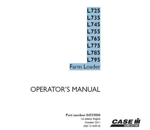 UNLOCK THE FULL POTENTIAL OF YOUR CASE IH L-SERIES FARM LOADER WITH OUR COMPREHENSIVE OPERATOR’S MANUAL, AVAILABLE IN A CONVENIENT PDF FORMAT. 