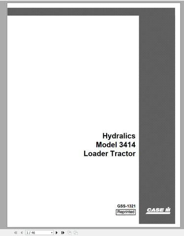 Unlock the full potential of your CASE IH Loader with the comprehensive Model 3414 Service Manual (GSS-1321) in PDF format. This essential guide provides detailed insights