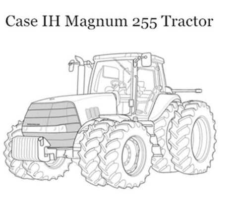 UNLOCK THE FULL POTENTIAL OF YOUR CASE IH MAGNUM 255 TRACTOR WITH OUR COMPREHENSIVE OPERATOR’S MANUAL, AVAILABLE IN A CONVENIENT PDF FORMAT.