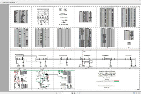Unlock the full potential of your CASE IH Magnum Series tractors with the Electrical Schematic Manual (Part No. 87588600). This comprehensive PDF file is designed specifically for models