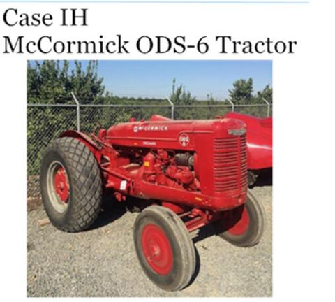 UNLOCK THE FULL POTENTIAL OF YOUR CASE IH MCCORMICK ODS-6 TRACTOR WITH OUR COMPREHENSIVE PDF MANUAL.