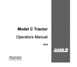 DISCOVER THE ESSENTIAL CASE IH MODEL “C” TRACTOR OPERATOR’S MANUAL, NOW AVAILABLE IN A CONVENIENT PDF FORMAT. 