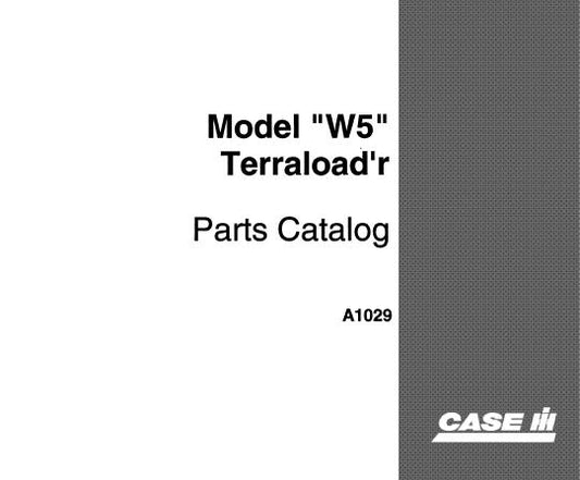 Discover the ultimate resource for your CASE IH Model W5 Terraload'r with our comprehensive Parts Catalog Manual in PDF format. This essential guide provides detailed diagrams and part numbers, ensuring you have everything you need to maintain and repair your equipment efficiently.