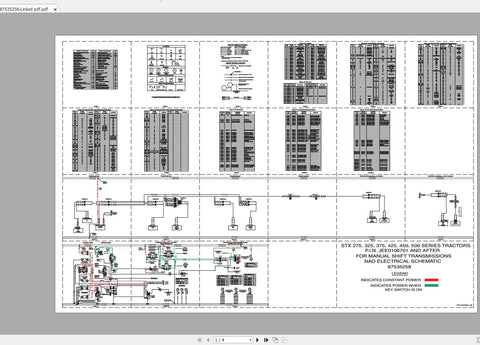 Unlock the full potential of your CASE IH Series STX tractors with the comprehensive Electrical Schematic Manual