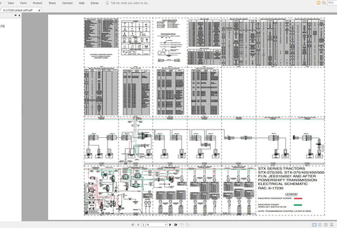 Discover the ultimate resource for your CASE IH STX Series tractors with the STX275_325_375_425_450_500 Electrical Schematic Manual