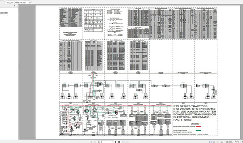 Unlock the full potential of your CASE IH STX Series tractors with the STX275_325_375_425_450 Electrical Schematic PDF file.