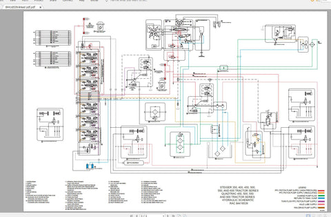 CASE IH SERIES STEIGER_QUADTRAC_ROWTRAC 350_400_450_550_600 ELECTRICAL SCHEMATIC MANUAL 84416539 - PDF FILE