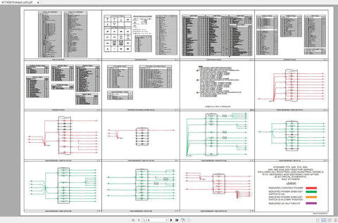 CASE IH SERIES STEIGER_QUADTRAC_ROWTRAC 370_420_470_500_540_580_620 ELECTRICAL SCHEMATIC MANUAL - PDF FILE