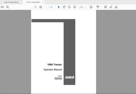Discover the essential CASE IH Tractor 1090 Operator’s Manual (9-2741) designed specifically for models prior to SN 8675001. This comprehensive PDF file serves as your go-to