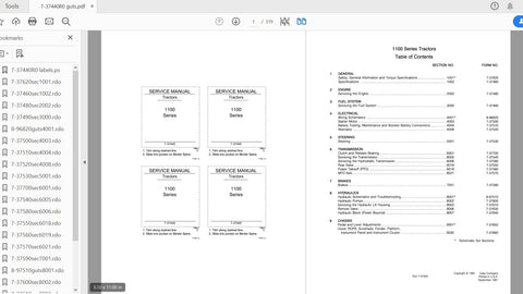 Unlock the full potential of your CASE IH Tractor with the 1100 Series Complete Service Manual (Models 1120, 1130, 1140). This comprehensive PDF file is your go-to resource for detailed