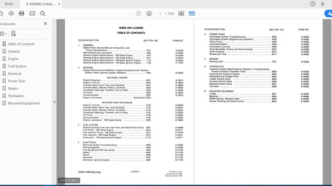 Unlock the full potential of your CASE IH Tractor 1825 and 1825B Uni-Loader with the comprehensive Complete Service Manual (8-66111R0) in PDF format. This essential resource provides