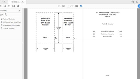 Unlock the full potential of your CASE IH 2090 and 2290 tractors with the comprehensive Mechanical Front Drive Service Manual (8-23780). This PDF file is an essential resource for both seasoned