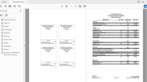 Unlock the full potential of your CASE IH combines with the comprehensive service manual for models 2144, 2166, 2188, 2344, 2366, and 2388. This PDF file, designated as 7-88436R0