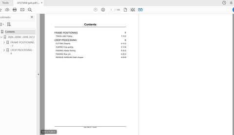 Discover the essential CASE IH Tractor 2600 Corn Head Preliminary Service Manual (87575858) in a convenient PDF format. This comprehensive guide is designed to provide you 