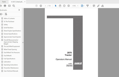 Discover the essential CASE IH Tractor 2870 Operator’s Manual (9-3672) in a convenient PDF format. This comprehensive guide is designed to enhance your understanding and 